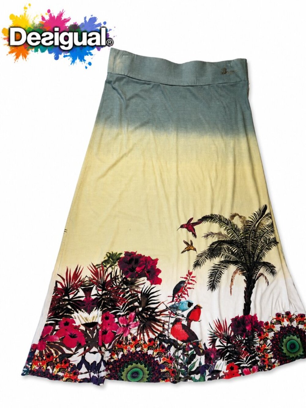 Desigual Tropical Print Skirt